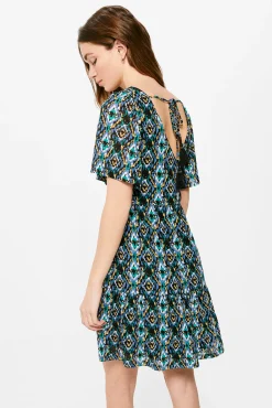 Vestido Estampado Volumen