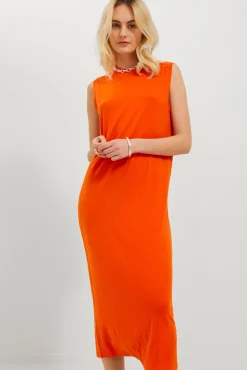 Vestido Largo Con Lyocell