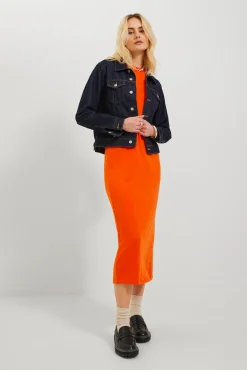 Vestido Largo Con Lyocell