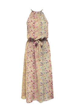 Vestido Largo Cuello Halter