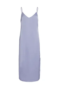 Vestido Largo De Tirantes Satinado
