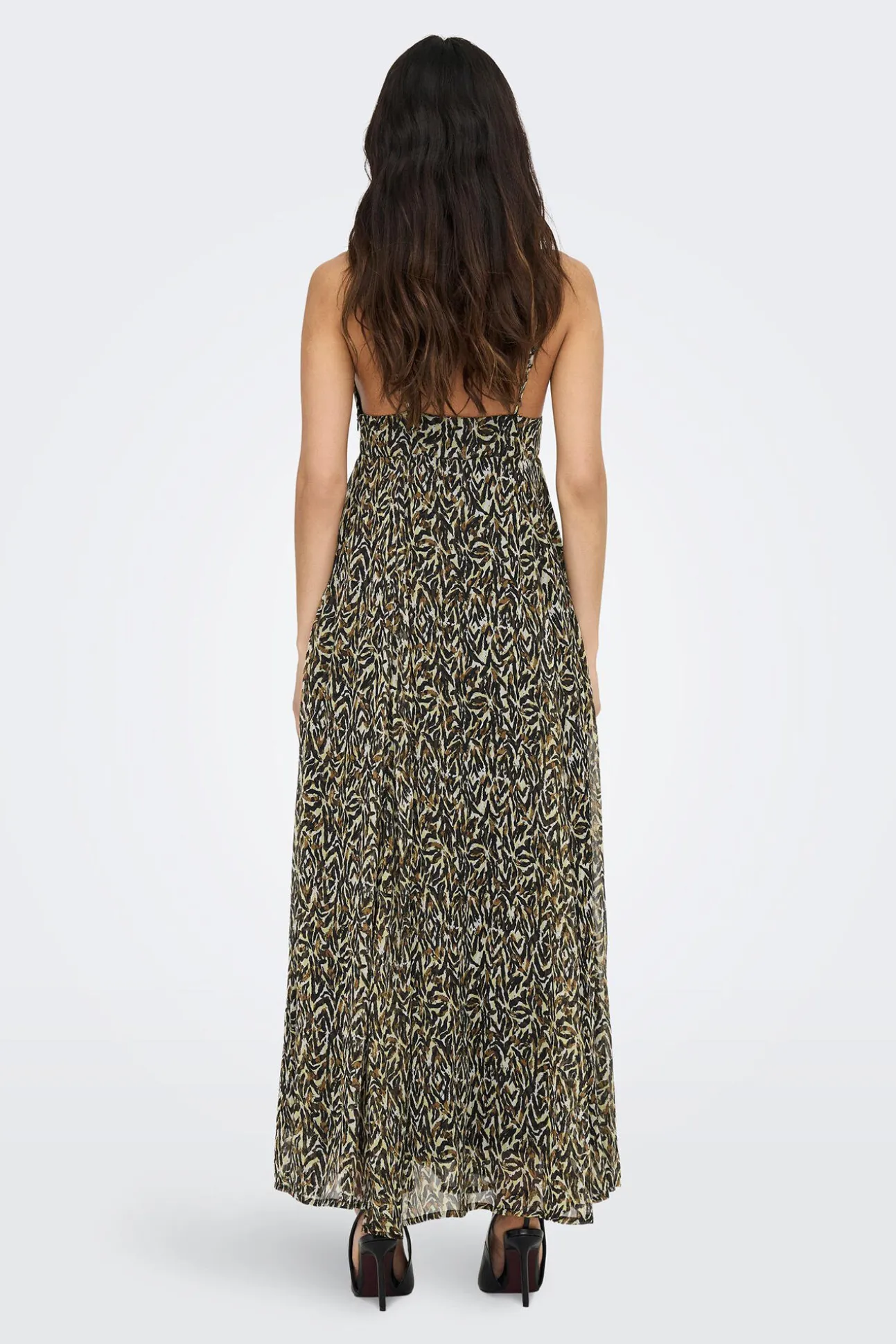 Vestido Largo De Tirantes Escote En V