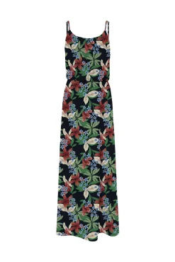 Vestido Largo Estampado Tirantes