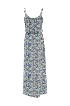 Vestido Largo Estampado Tirantes