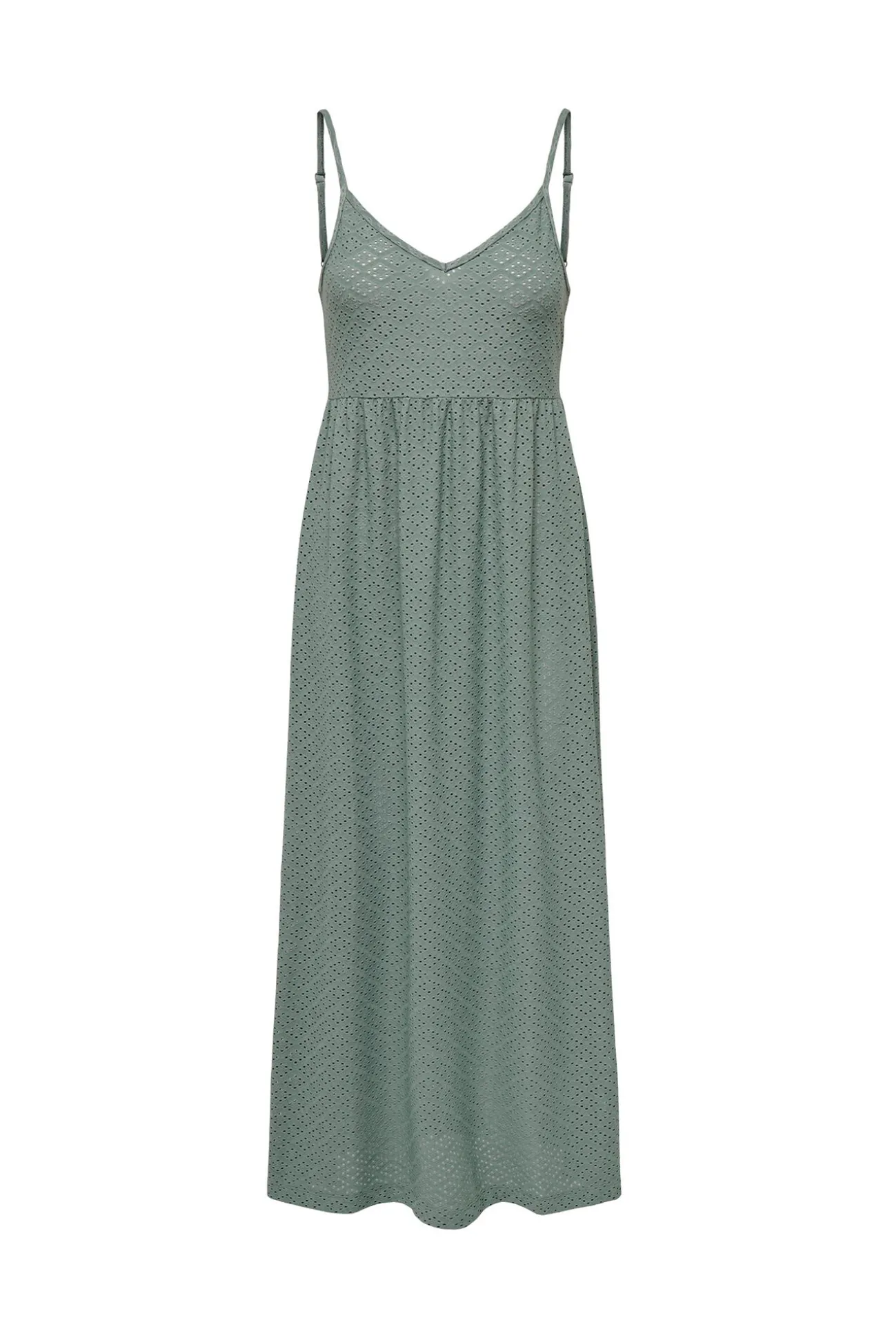Vestido Largo Fluido De Tirantes