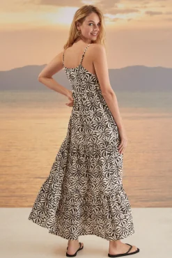 Vestido Largo Geometrico