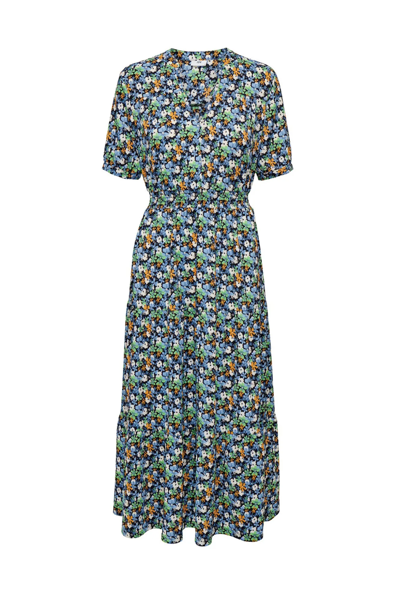 Vestido Largo Manga Corta