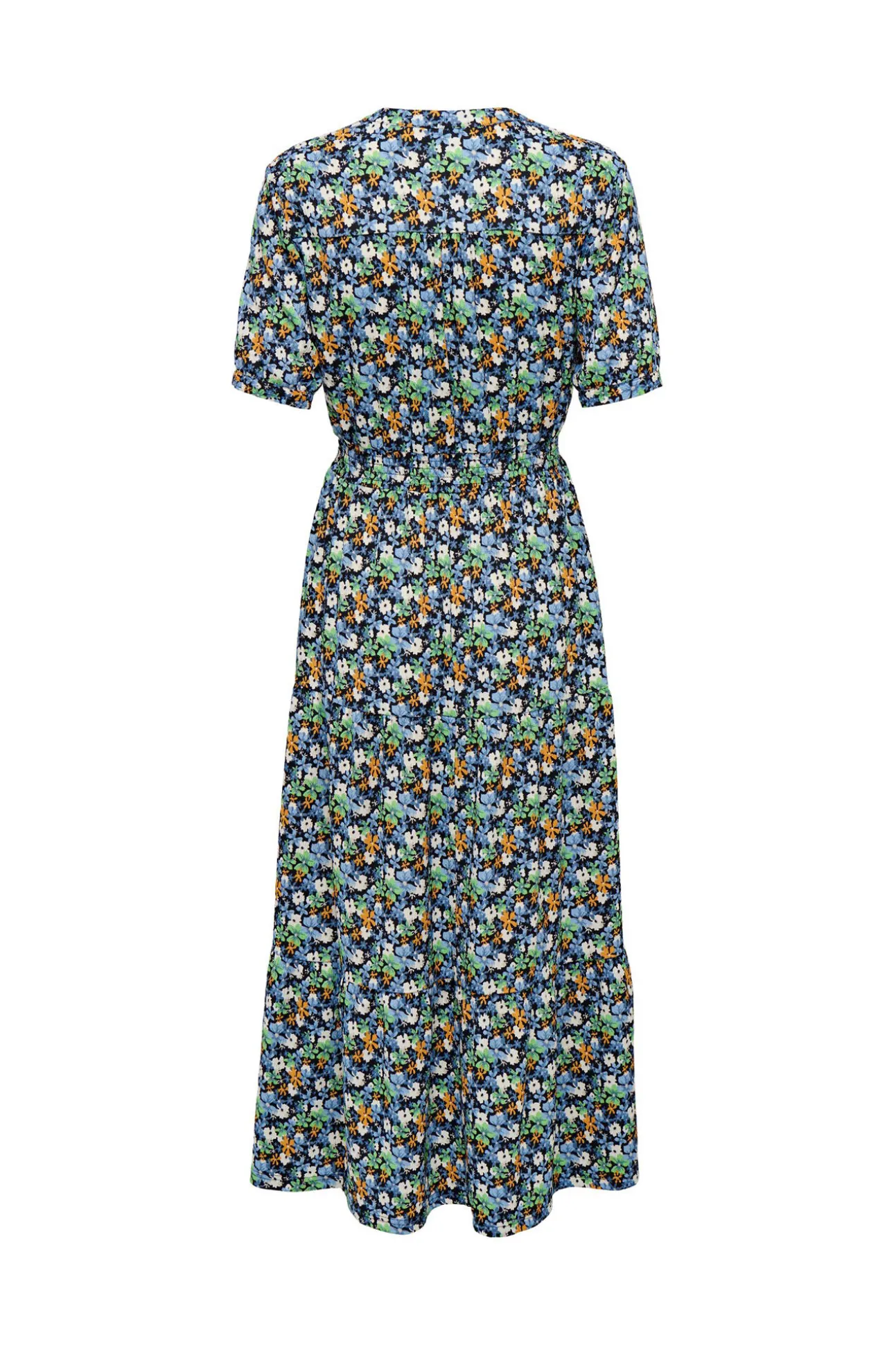 Vestido Largo Manga Corta