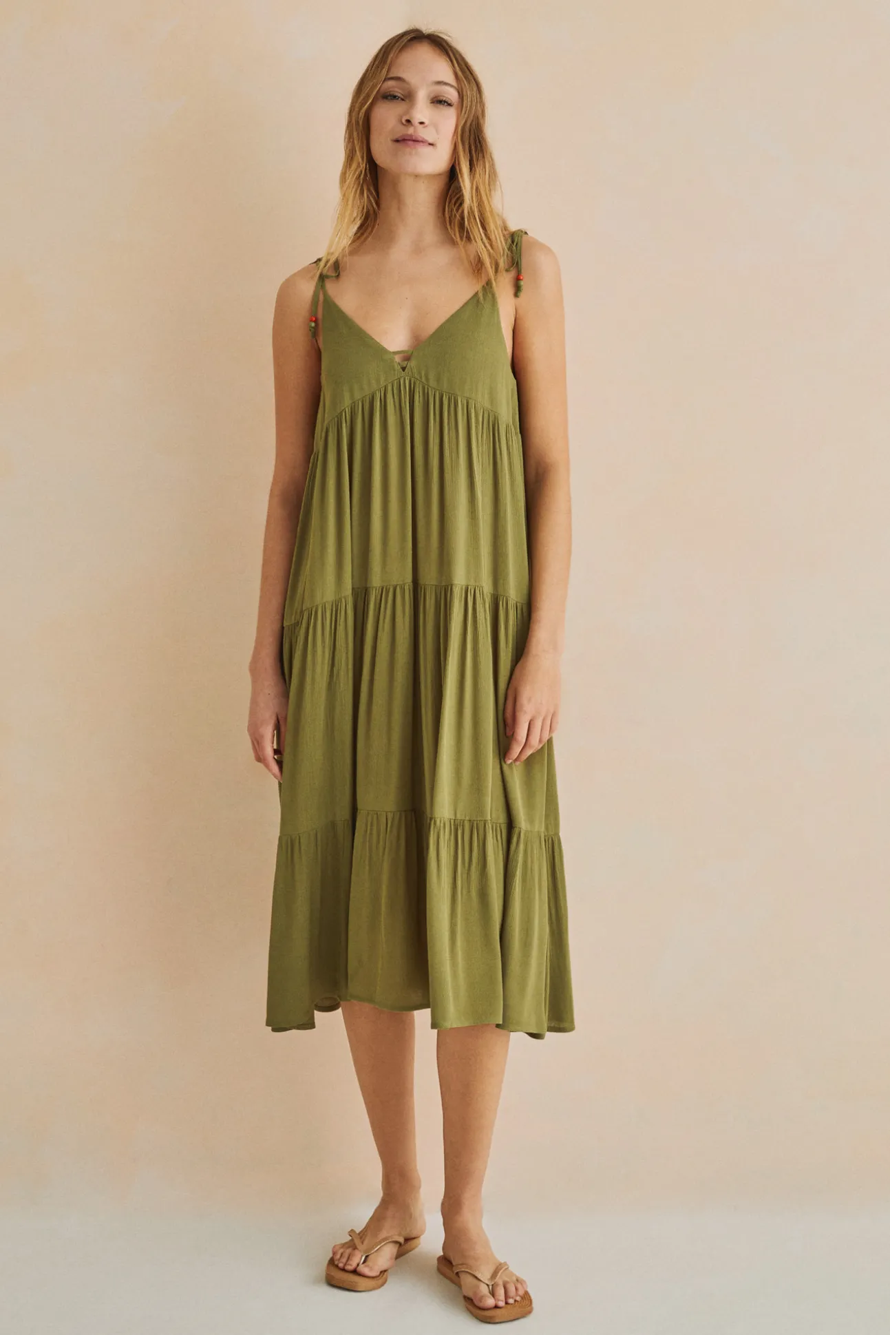 Vestido Largo Tirantes