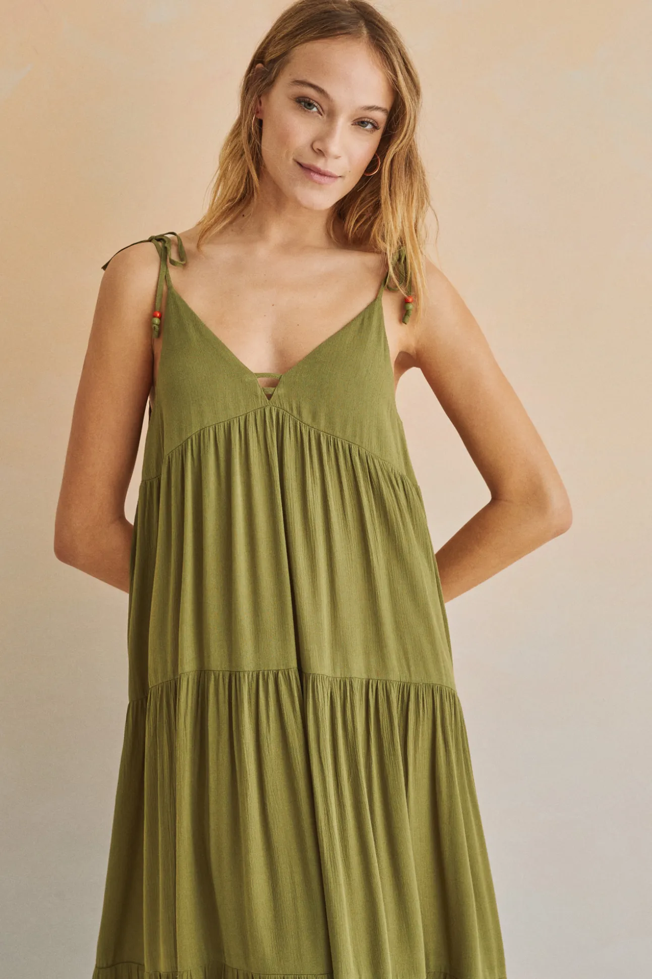 Vestido Largo Tirantes