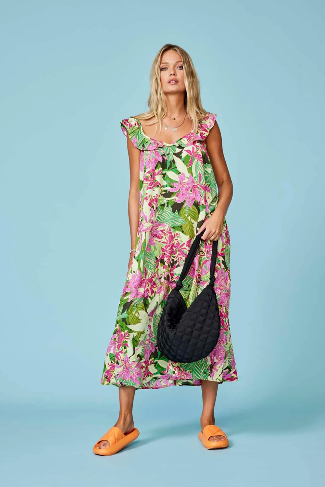 Vestido Largo Tirantes