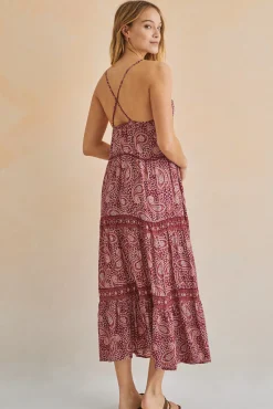 Vestido Largo Tirantes Hindu