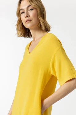 Vestido Lino Con Bolsillos Laterales