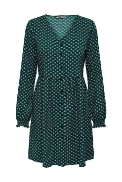 Vestido Manga Larga Cut Out