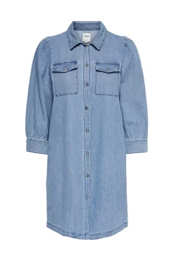 Vestido Manga Larga Denim