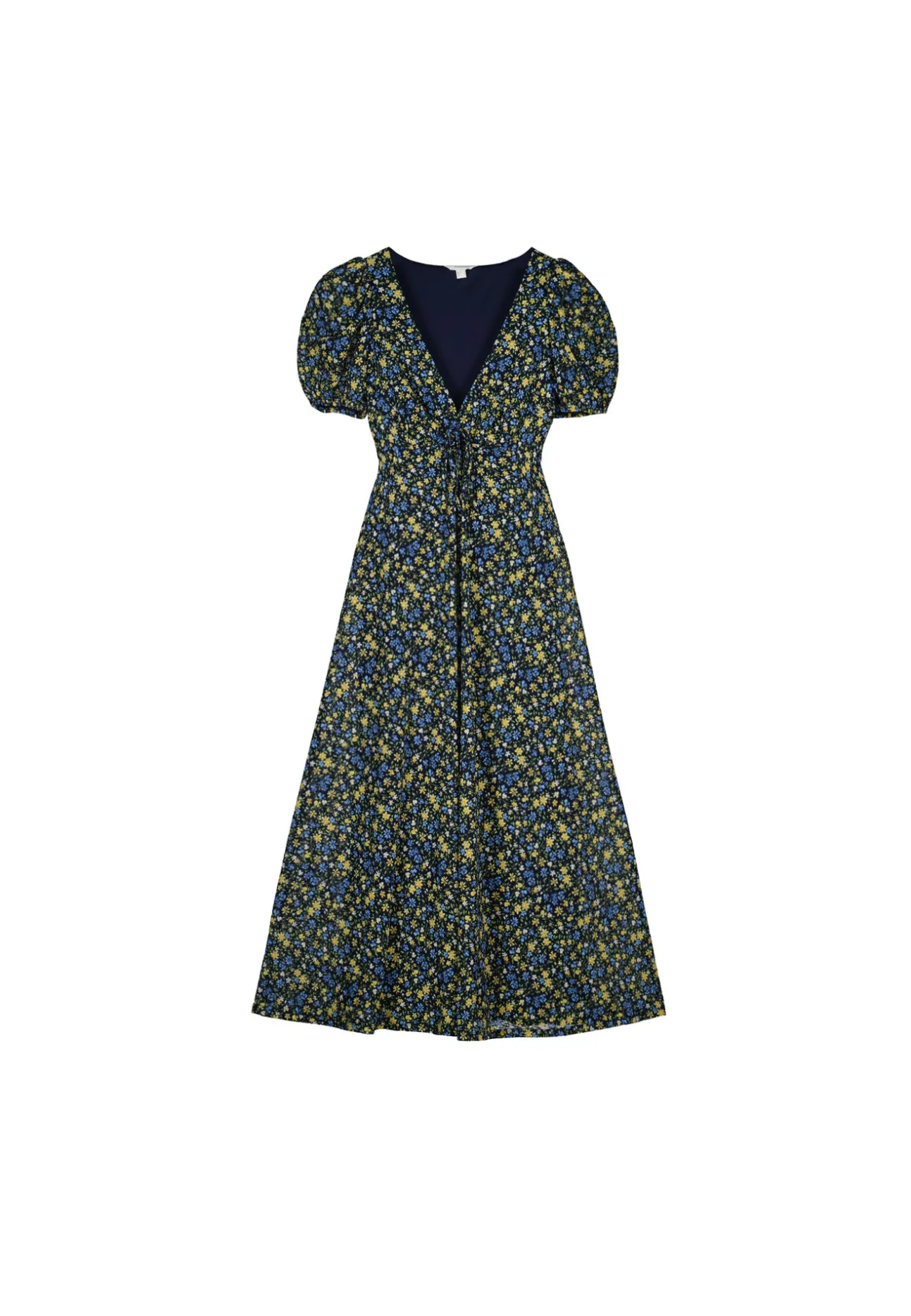 Vestido Midi Abertura Escote