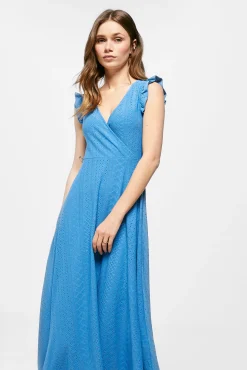 Vestido Midi Bordado Suizo