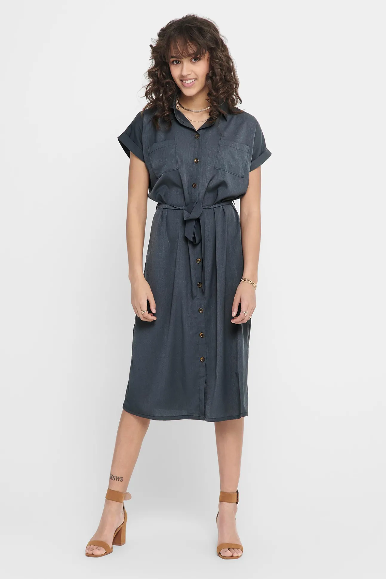 Vestido Midi Camisero
