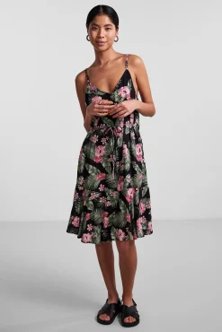 Vestido Midi Camisero De Tirantes.
