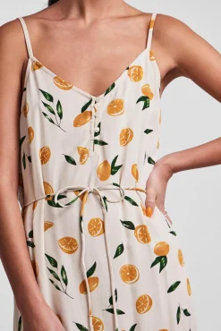 Vestido Midi Camisero De Tirantes.