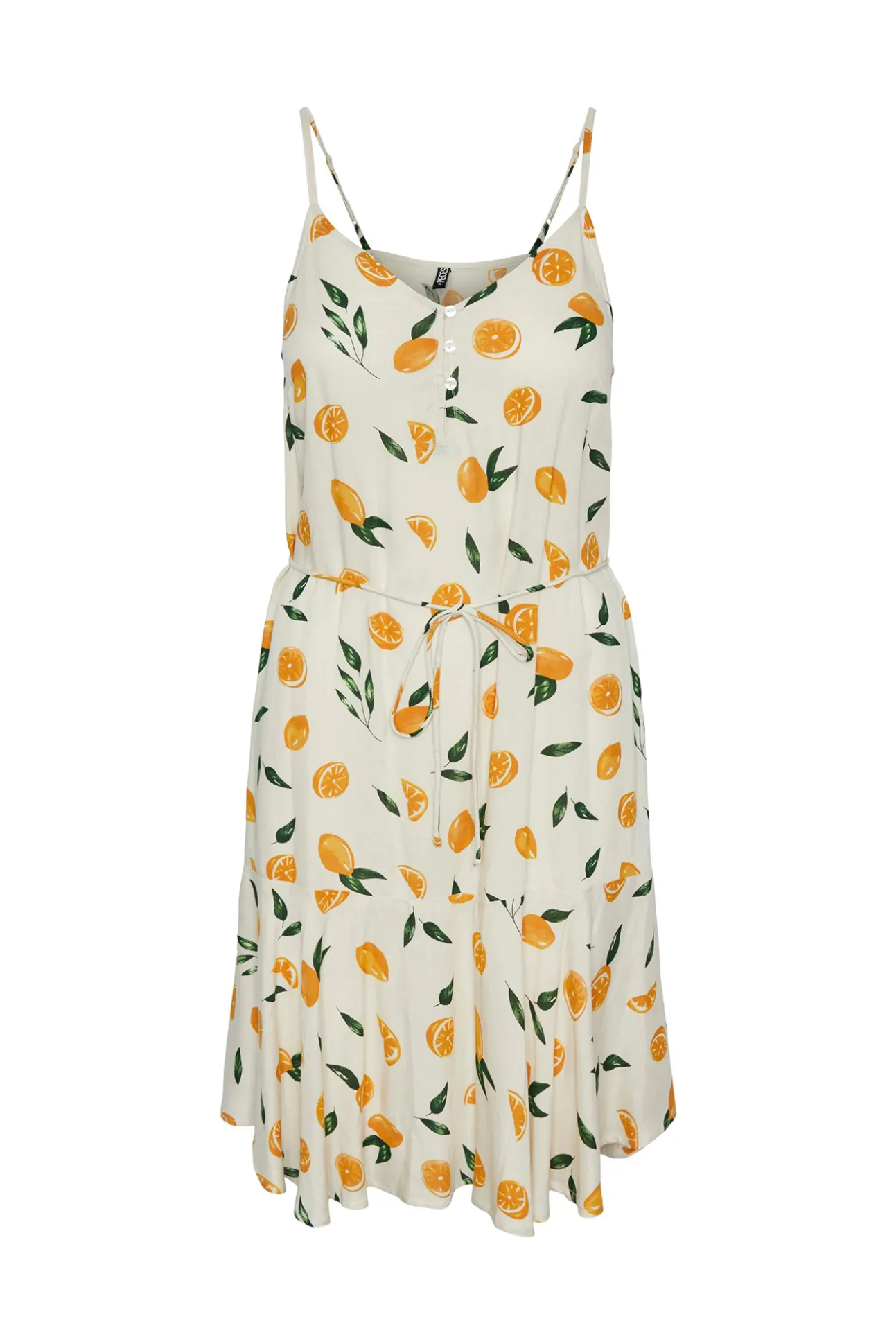 Vestido Midi Camisero De Tirantes.