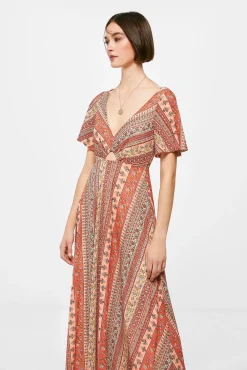 Vestido Midi Cenefas