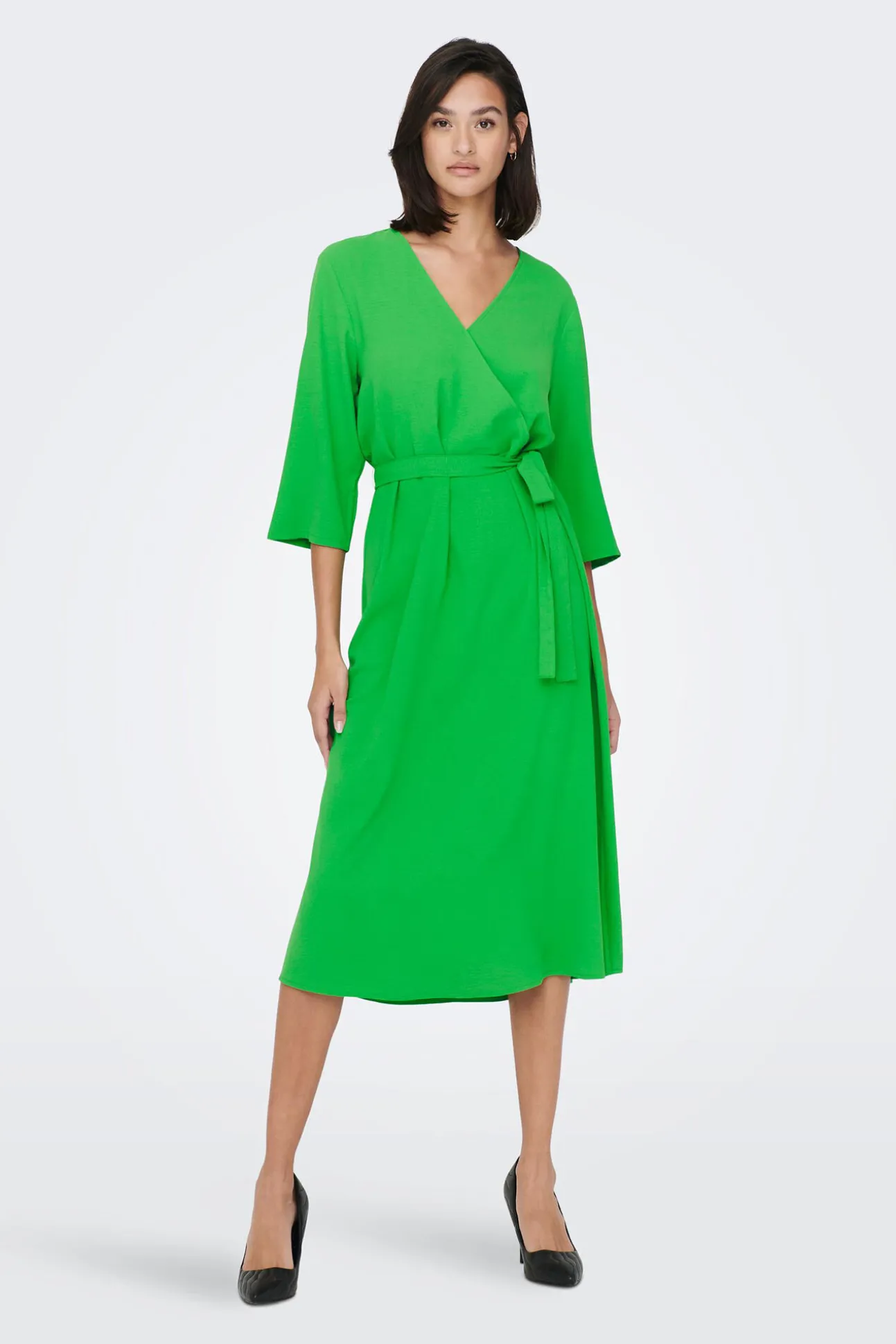 Vestido Midi Cruzado