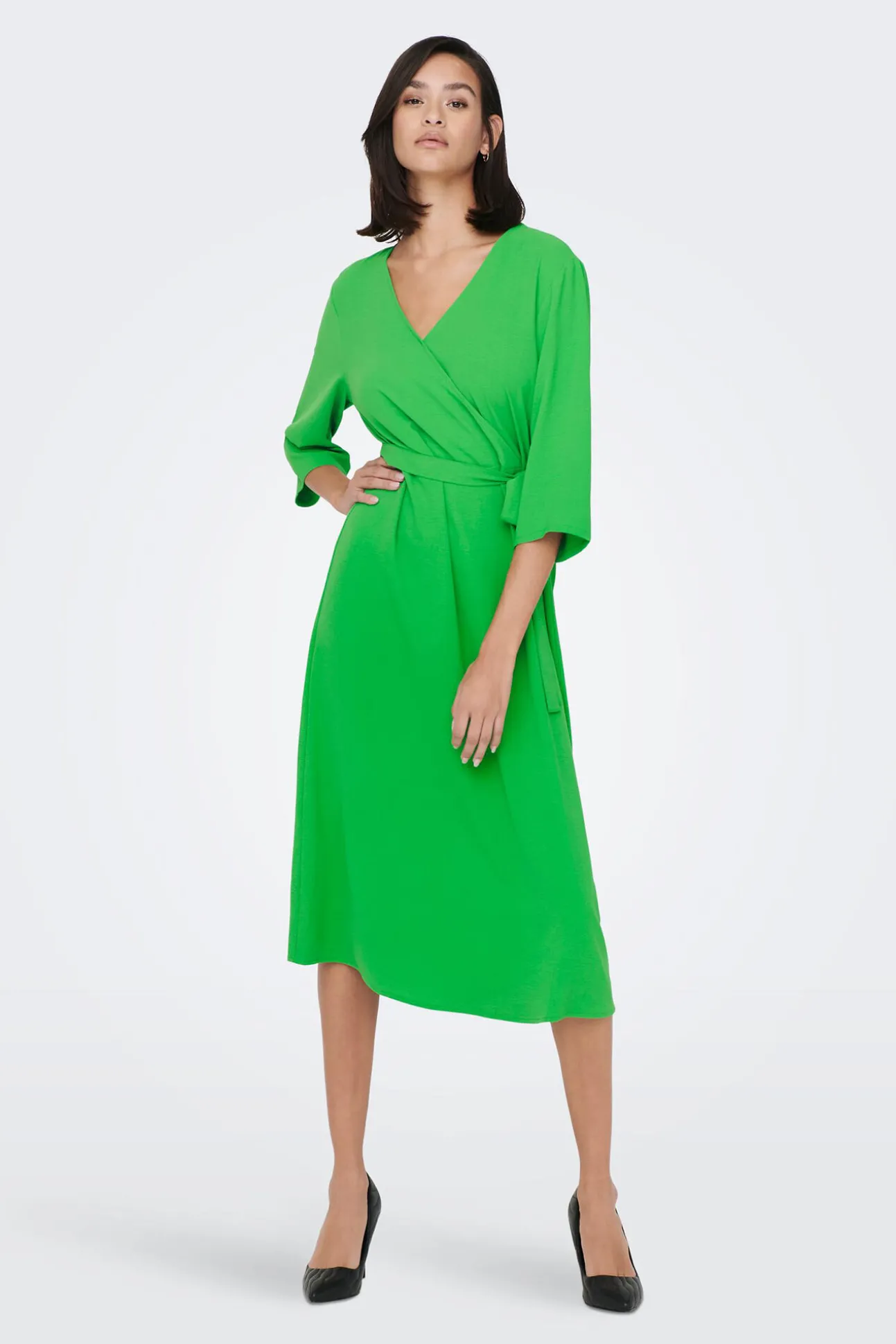Vestido Midi Cruzado