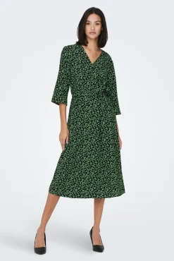 Vestido Midi Cruzado