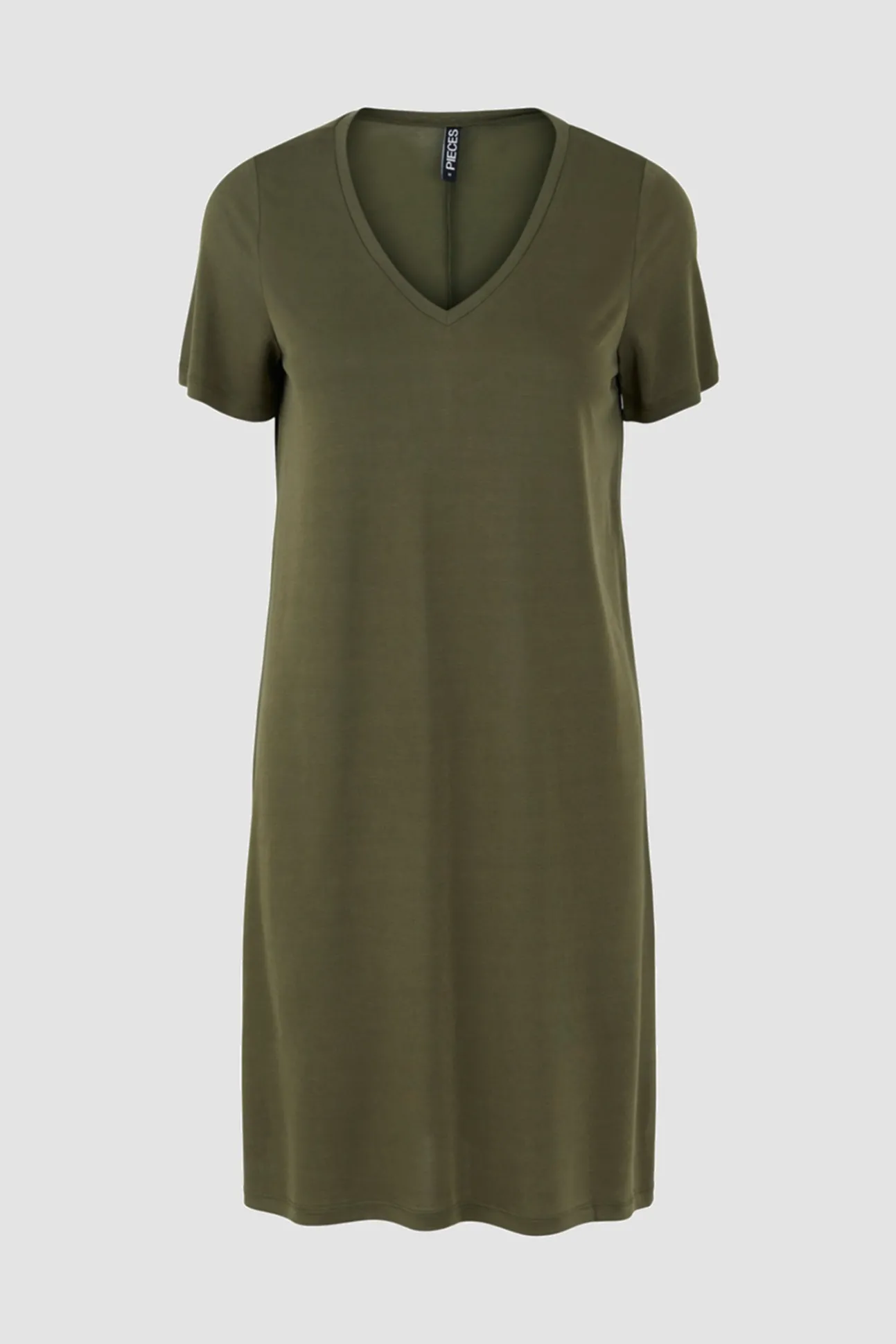 Vestido Midi De Tencel