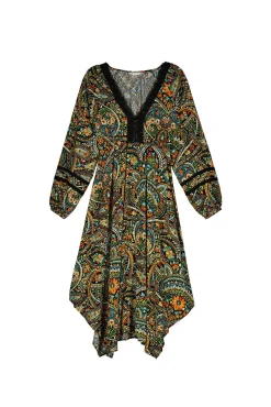 Vestido Midi Escote Lace