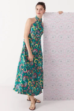 Vestido Midi Espalda Abierta