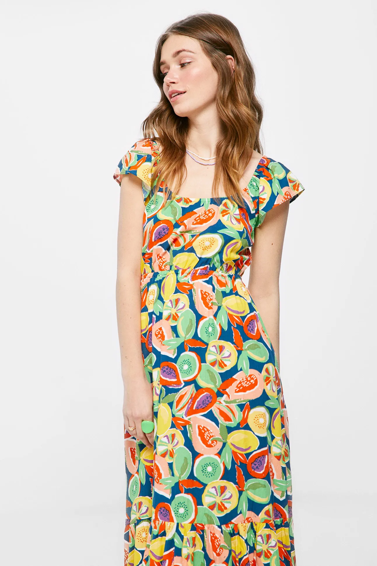 Vestido Midi Espalda Cruzada
