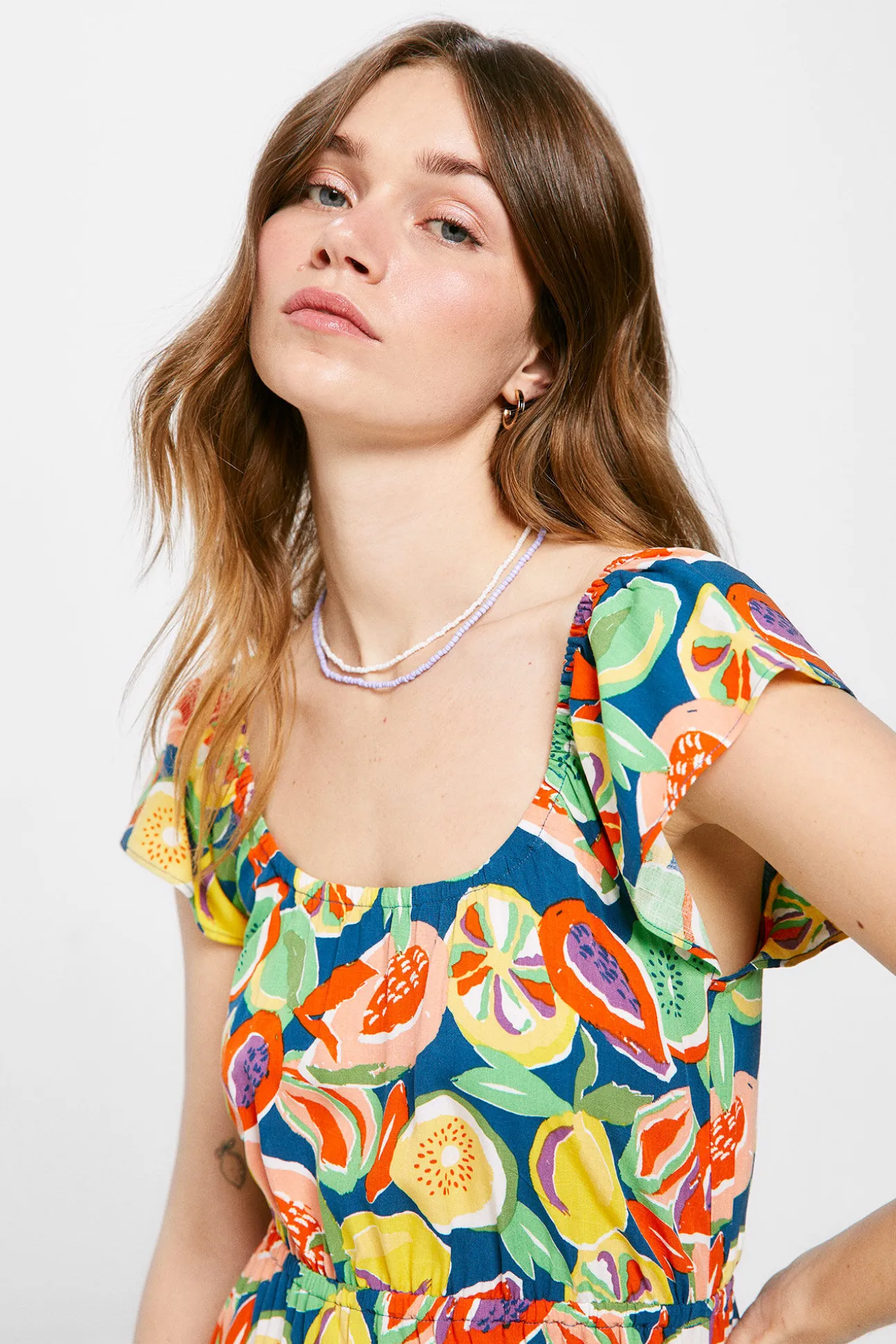 Vestido Midi Espalda Cruzada