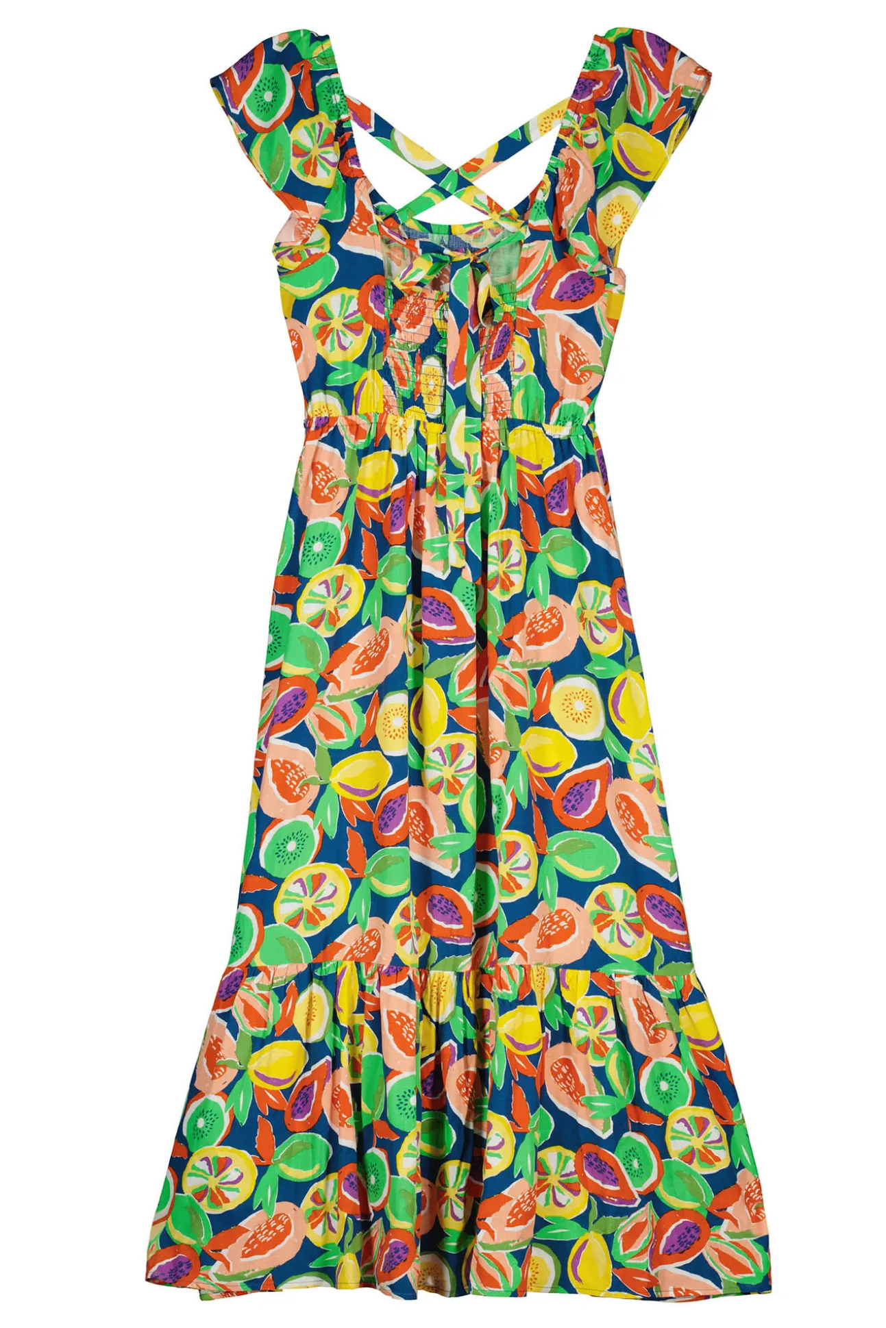 Vestido Midi Espalda Cruzada
