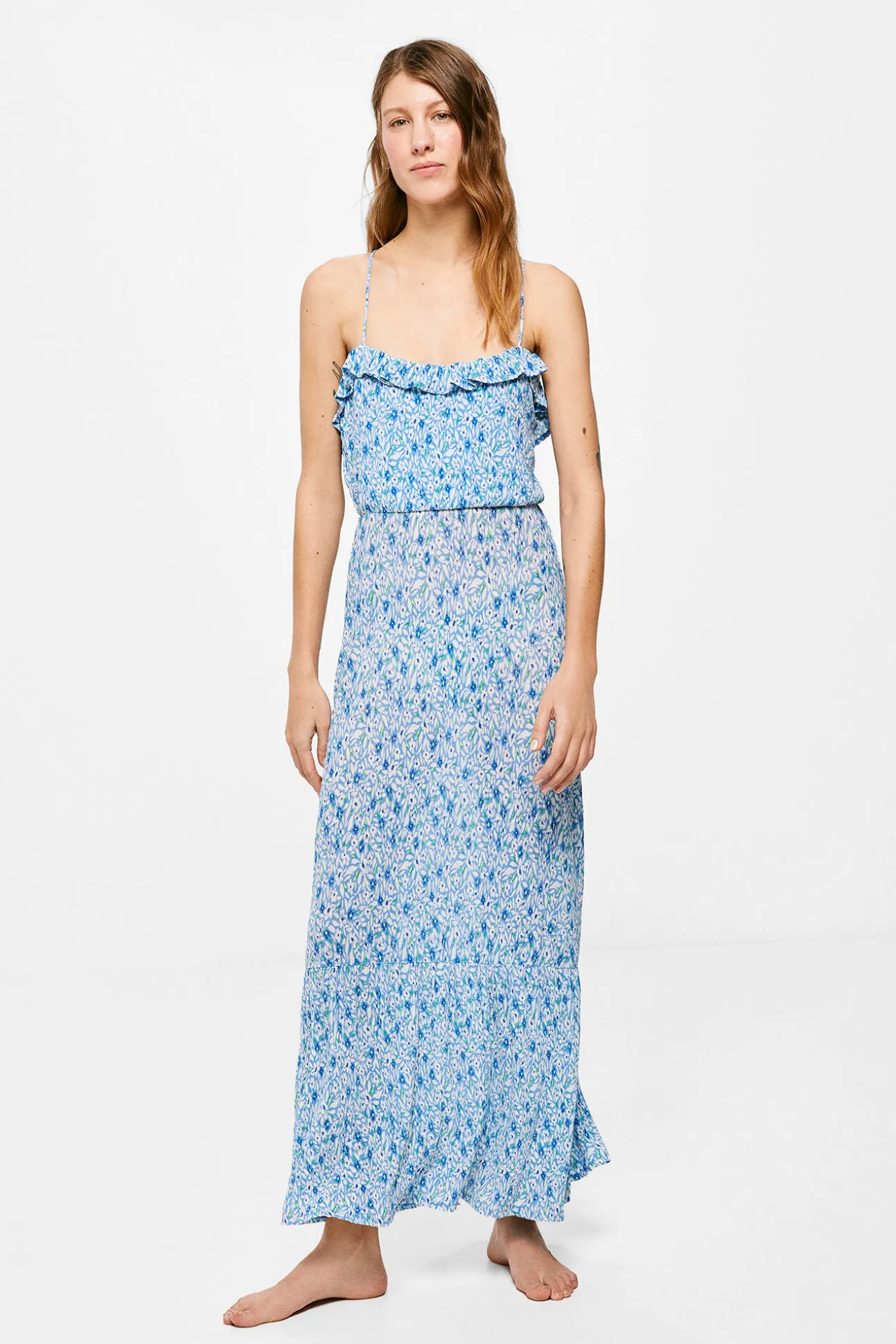 Vestido Midi Espalda Fantasia