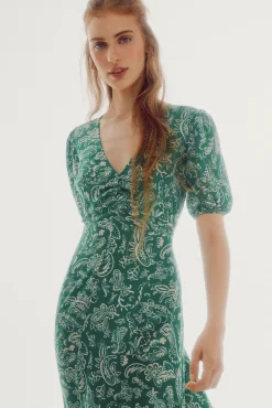 Vestido Midi Estampado
