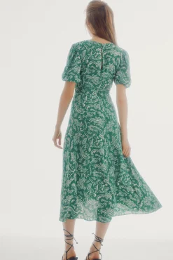 Vestido Midi Estampado