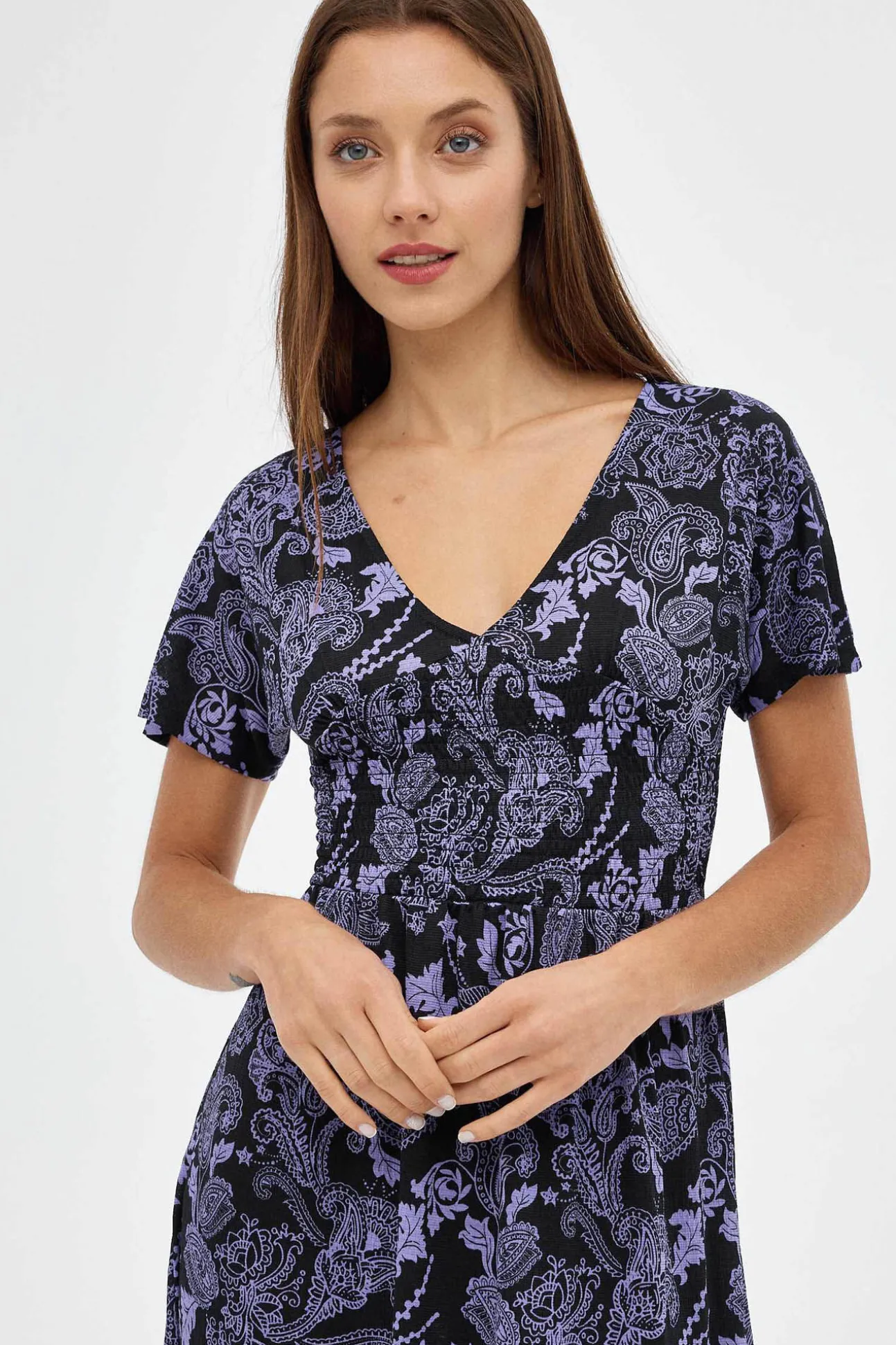 Vestido Midi Estampado