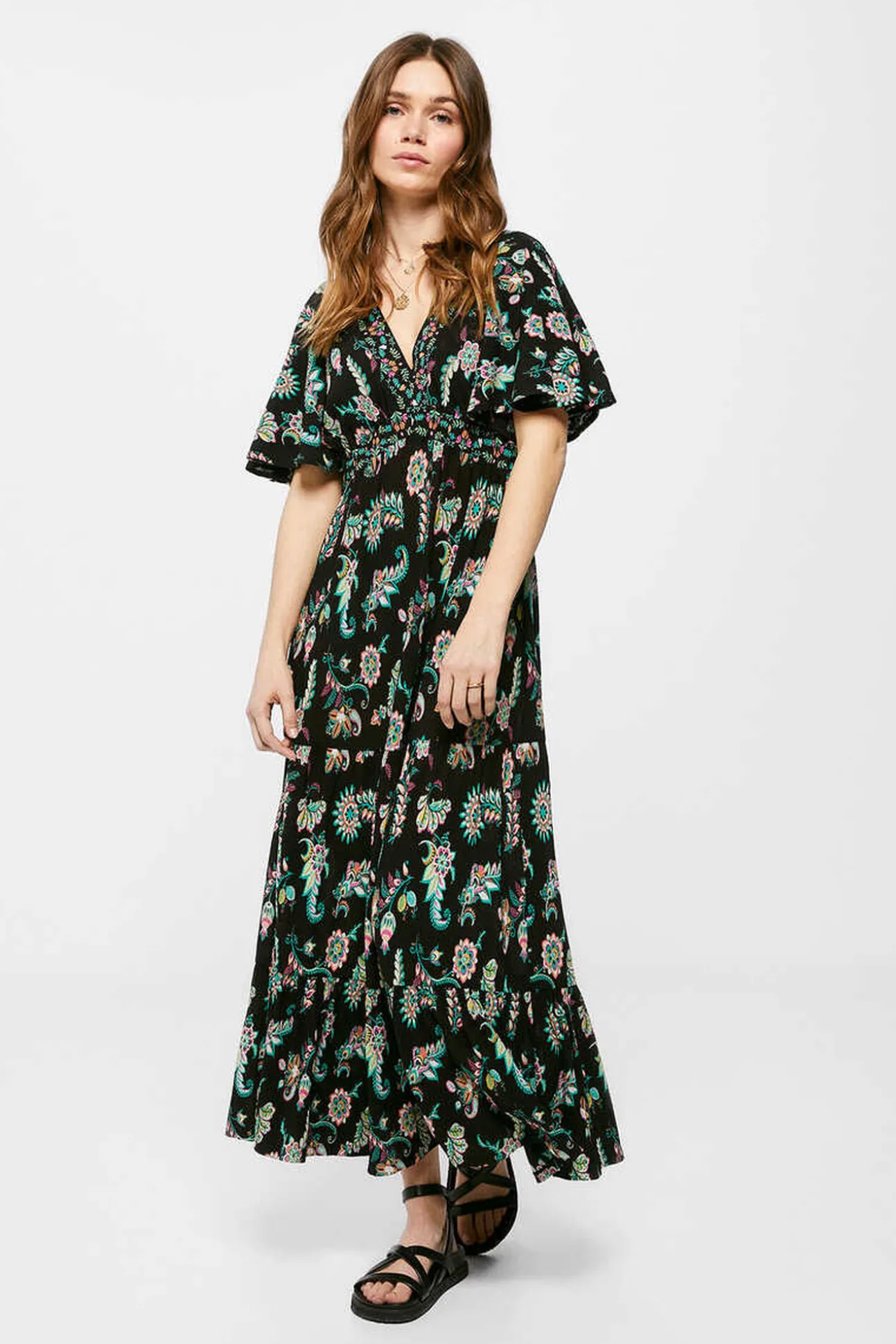 Vestido Midi Estampado
