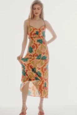 Vestido Midi Frunce