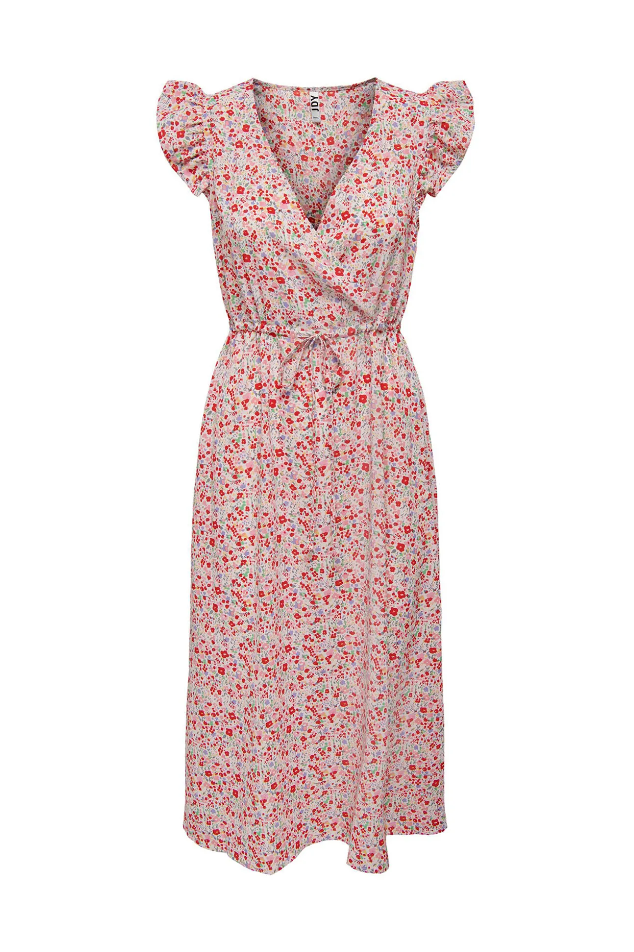 Vestido Midi Manga Corta