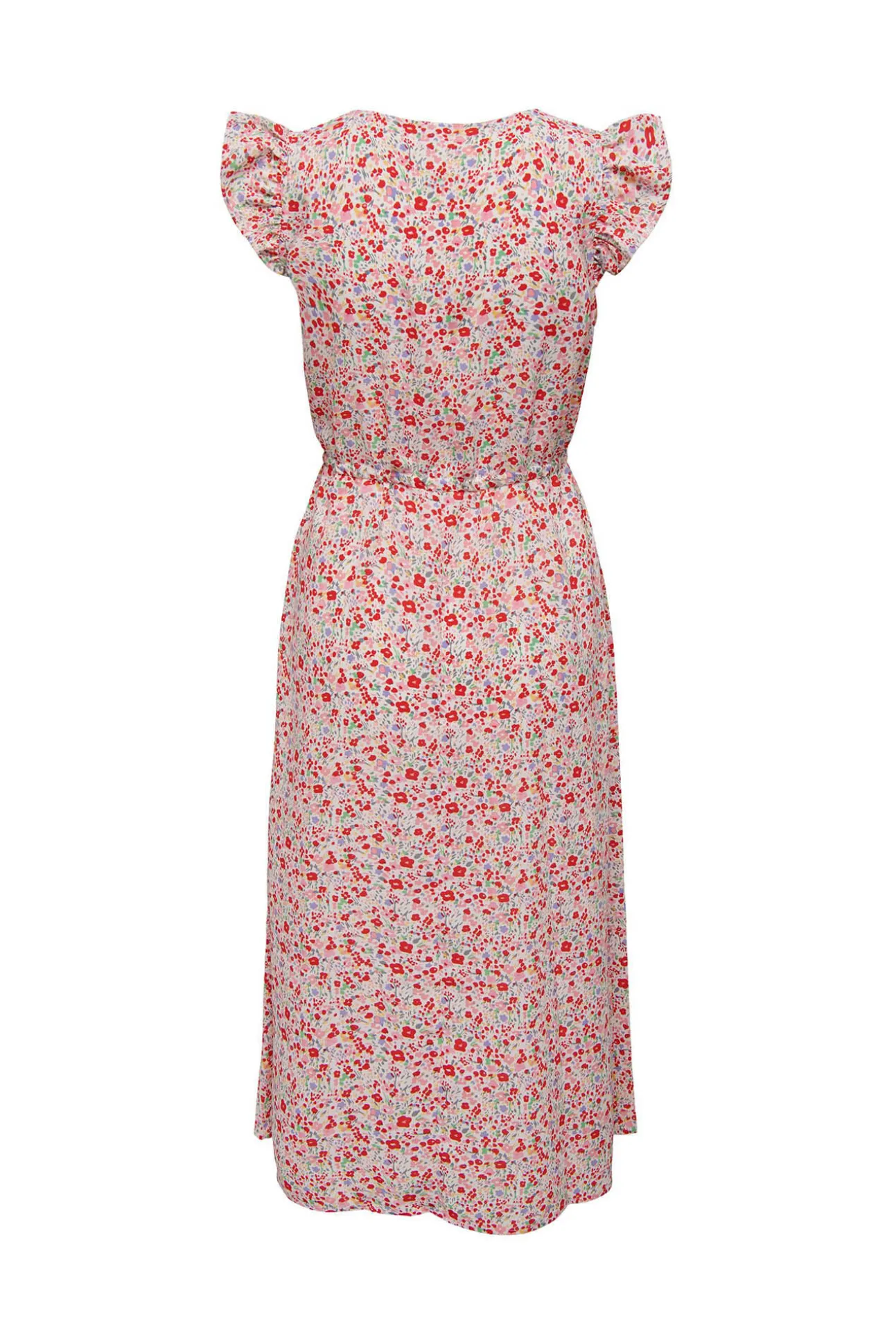 Vestido Midi Manga Corta