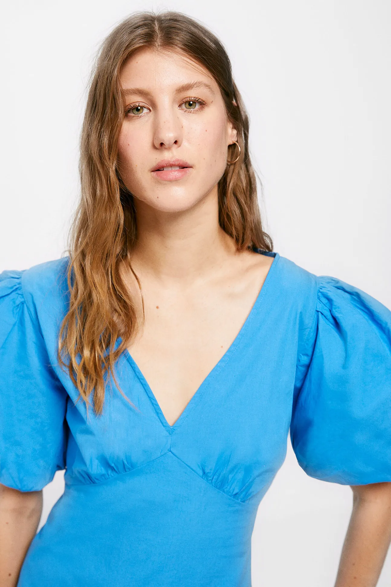Vestido Midi Popelin