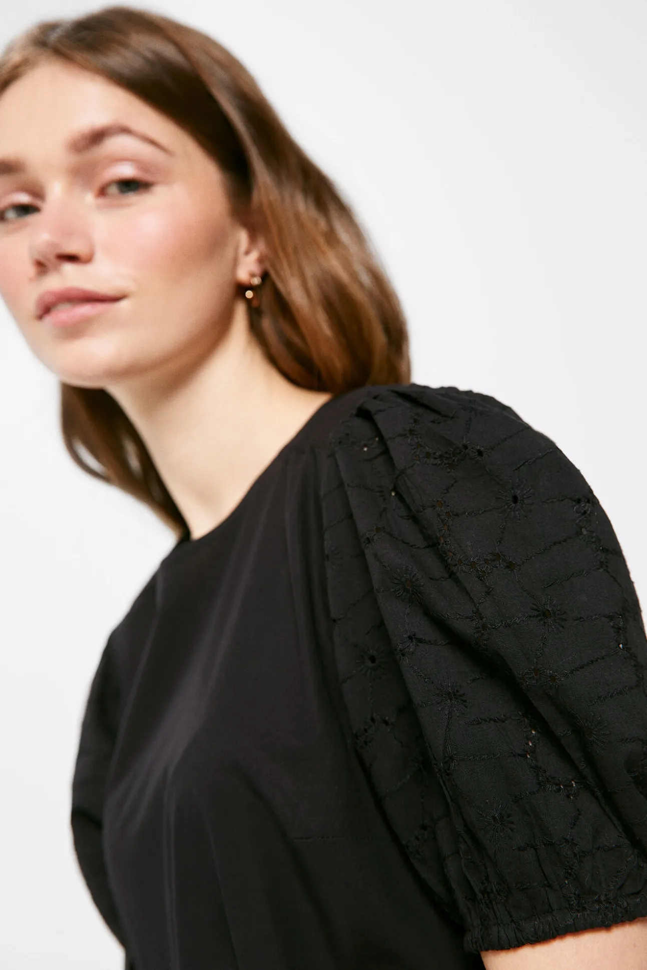 Vestido Midi Popelin Paneles