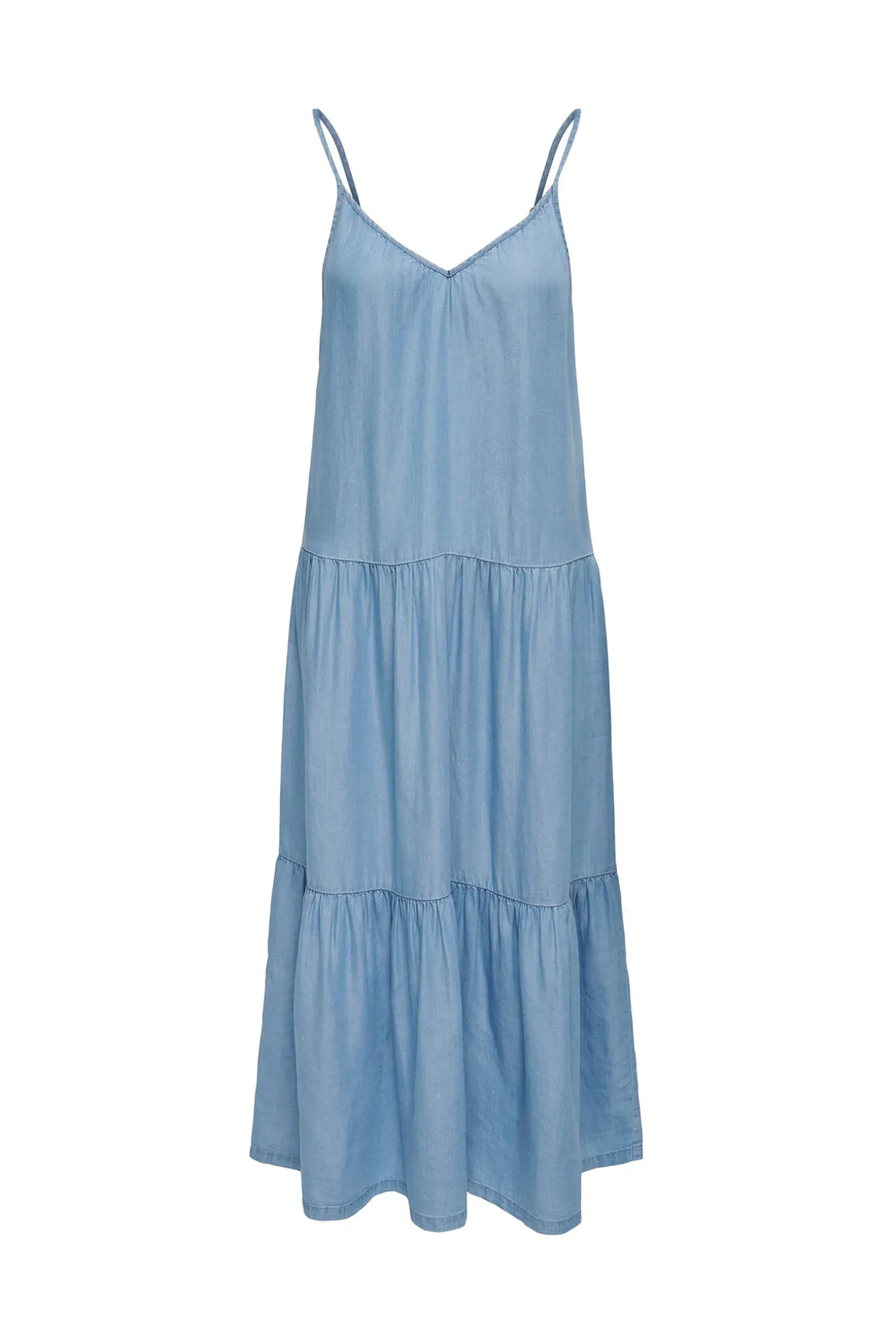 Vestido Midi Sin Mangas Lyocell