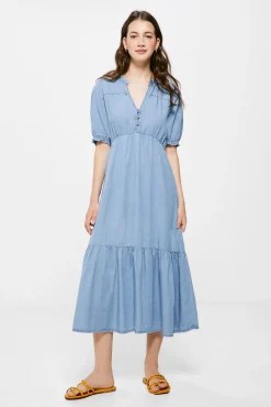 Vestido Midi Vaquero Tencel