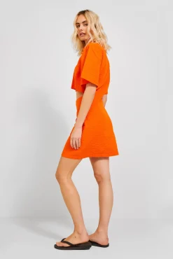 Vestido Mini Camisero Cut Out