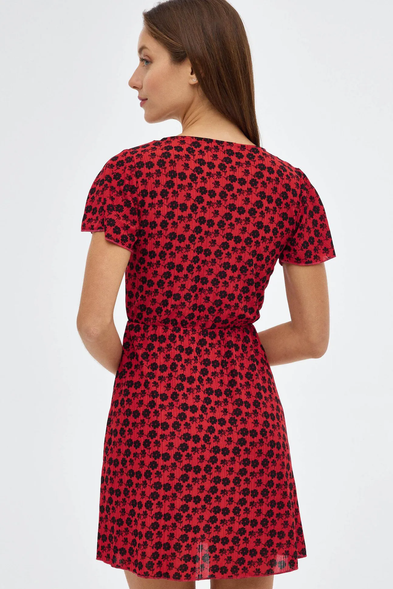 Vestido Mini Con Estampado