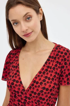 Vestido Mini Con Estampado